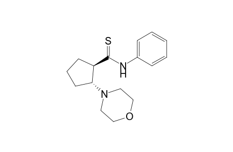 trans-2-Morpholin-4-ylcyclopentanecarbothioic acid phenylamide