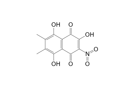 2,5,8-Trihydroxy-6,7-dimethyl-3-nitronaphthalene-1,4-dione