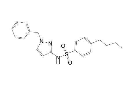N-(1-benzyl-1H-pyrazol-3-yl)-4-butylbenzenesulfonamide