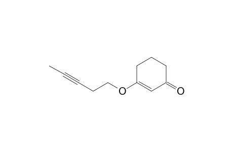 2-Cyclohexen-1-one, 3-(3-pentynyloxy)-
