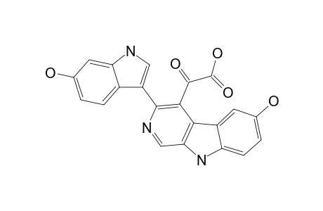 HYRTIOERECTINE_A;6-HYDROXY-3-(6-HYDROXYINDOLYL)-4-(ALPHA-OXOACETIC_ACID)-9-H-PYRIDO-[3.4-B]-INDOLE