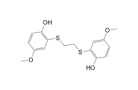 2-((2-[(2-Hydroxy-5-methoxyphenyl)sulfanyl]ethyl)sulfanyl)-4-methoxyphenol