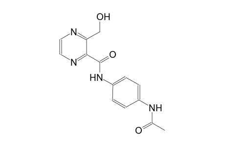 2-pyrazinecarboxamide, N-[4-(acetylamino)phenyl]-3-(hydroxymethyl)-