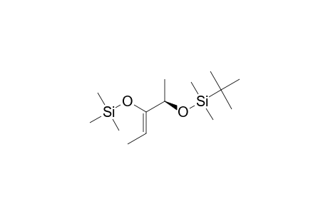 (-)-(S)-(Z)-TRIMETHYL-[(1-((1-((DIMETHYL)-(1,1-DIMETHYLETHYL)-SILYL)-OXY)-ETHYL)-PROPENYL)-OXY]-SILANE