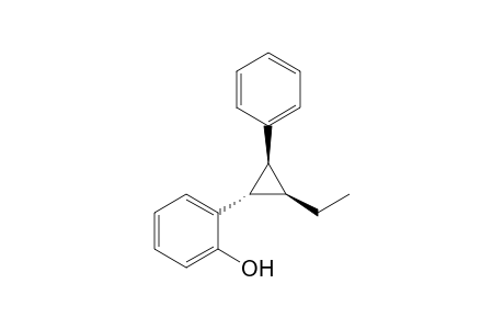 2-[(1S,2R,3S)-2-ethyl-3-phenyl-cyclopropyl]phenol
