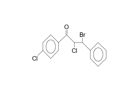 threo-2,4'-Dichloro-3-bromo-3-phenyl-propiophenone