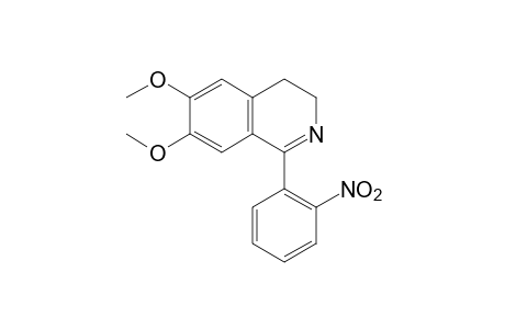3,4-dihydro-6,7-dimethoxy-1-(o-nitrophenyl)quinoline