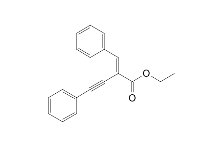 (2E)-2-benzal-4-phenyl-but-3-ynoic acid ethyl ester
