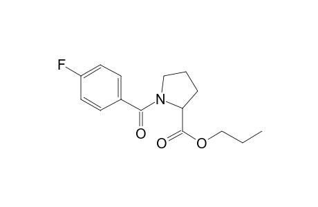 L-Proline, N-(4-fluorobenzoyl)-, propyl ester