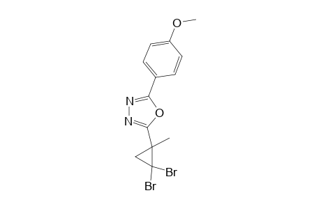 1,3,4-Oxadiazole, 2-(2,2-dibromo-1-methylcyclopropyl)-5-(4-methoxyphenyl)-