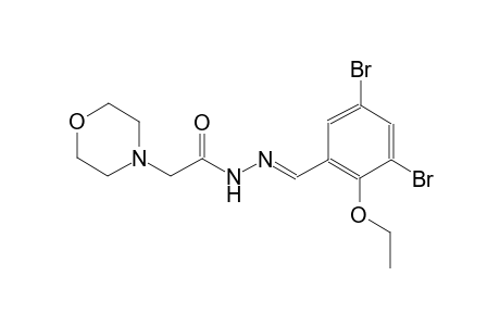 N'-[(E)-(3,5-dibromo-2-ethoxyphenyl)methylidene]-2-(4-morpholinyl)acetohydrazide