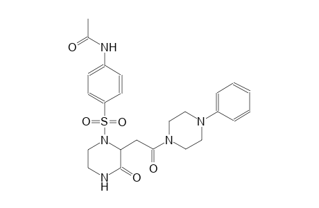 acetamide, N-[4-[[3-oxo-2-[2-oxo-2-(4-phenyl-1-piperazinyl)ethyl]-1-piperazinyl]sulfonyl]phenyl]-