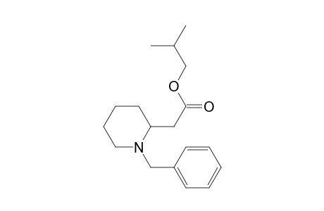 Acetic acid, 2-(1-benzyl-2-piperidinyl)-, 2-methylpropyl ester