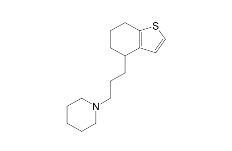 1-[3-(4,5,6,7-tetrahydro-1-benzothiophen-4-yl)propyl]piperidine