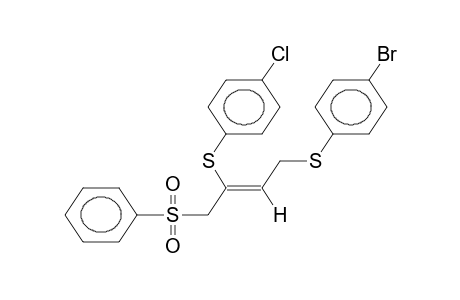 (Z)-1-PHENYLSULPHONYL-2-(4-CHLOROPHENYL)-4-(4-BROMOPHENYL)THIO-2-BUTENE