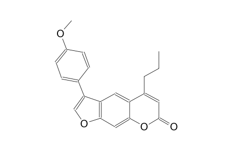 3-(4-methoxyphenyl)-5-propyl-7H-furo[3,2-g]chromen-7-one