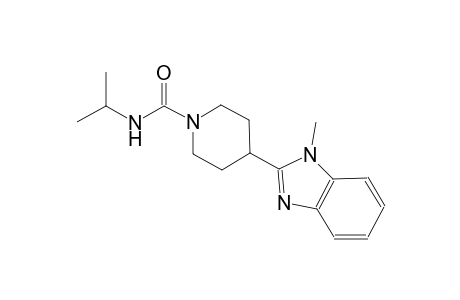 1-piperidinecarboxamide, 4-(1-methyl-1H-benzimidazol-2-yl)-N-(1-methylethyl)-