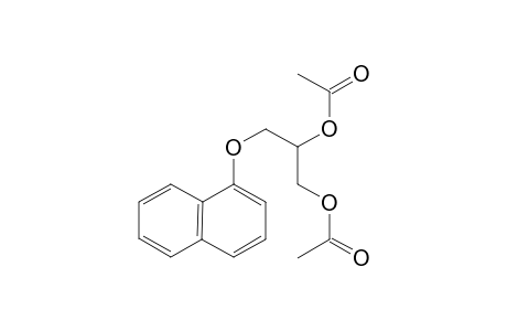 (2-acetyloxy-3-naphthalen-1-yloxy-propyl) ethanoate