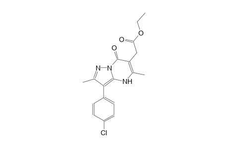 pyrazolo[1,5-a]pyrimidine-6-acetic acid, 3-(4-chlorophenyl)-4,7-dihydro-2,5-dimethyl-7-oxo-, ethyl ester
