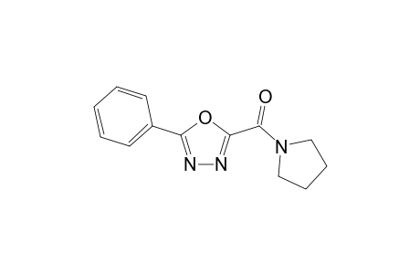 (5-Phenyl-1,3,4-oxadiazol-2-yl)(pyrrolidin-1-yl)methanone