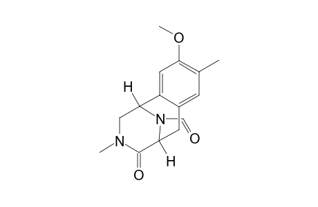 11-Formyl-1,2,3,4,5,6-hexahydro-1,5-imino-9-methoxy-3,8-dimethyl-4-oxo-3-benzazocine