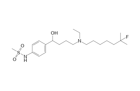 N-[4-[4-[ethyl-(6-fluoranyl-6-methyl-heptyl)amino]-1-oxidanyl-butyl]phenyl]methanesulfonamide