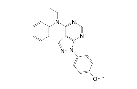 1H-pyrazolo[3,4-d]pyrimidin-4-amine, N-ethyl-1-(4-methoxyphenyl)-N-phenyl-