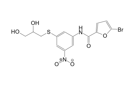 5-bromo-N-{3-[(2,3-dihydroxypropyl)sulfanyl]-5-nitrophenyl}-2-furamide