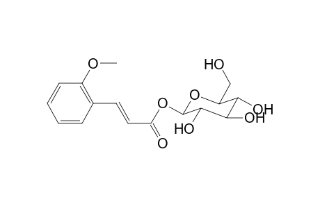 2-Methoxycinnamic .beta.glucopyranoside