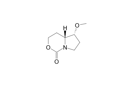 1.alpha.-Methoxy-6-oxa-8a.beta.-indolizidin-5-one