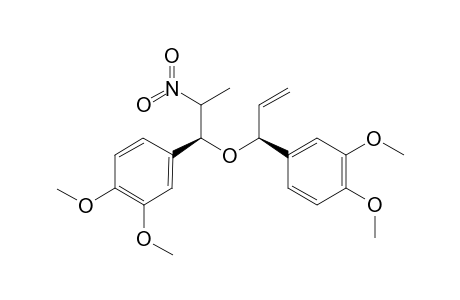 SYN-1-(3,4-DIMETHOXYPHENYL)-1-[1-(3,4-DIMETHOXYPHENYL)-ALLYLOXY]-2-NITROPROPANE;MAJOR-DIASTEREOMER
