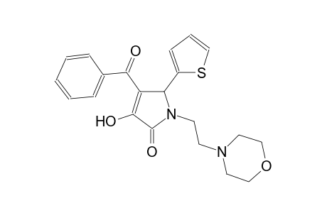 2H-pyrrol-2-one, 4-benzoyl-1,5-dihydro-3-hydroxy-1-[2-(4-morpholinyl)ethyl]-5-(2-thienyl)-