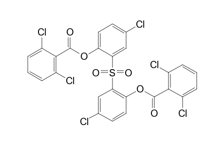 2,2'-sulfonylbis[4-chlorophenol], bis(2,6-dichlorobenzoate)