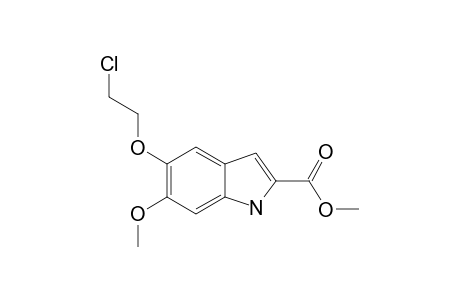 Methyl 5-(2-Chloroethoxy)-6-methoxy-1H-indole-2-carboxylate