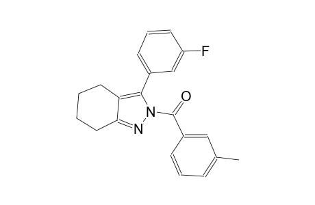 3-(3-Fluorophenyl)-2-(3-methylbenzoyl)-4,5,6,7-tetrahydro-2H-indazole