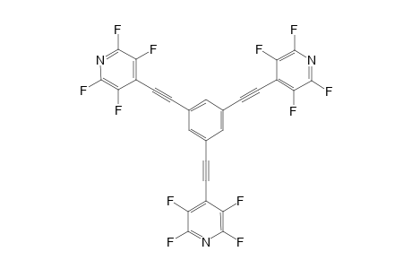 1,3,5-TRIS-(PERFLUOROPYRIDIN-4-YL-ETHYNYL)-BENZENE