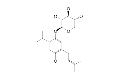 2-ISOPRENYL-5-ISOPROPYLPHENOL-4-O-BETA-D-XYLOPARANOSIDE