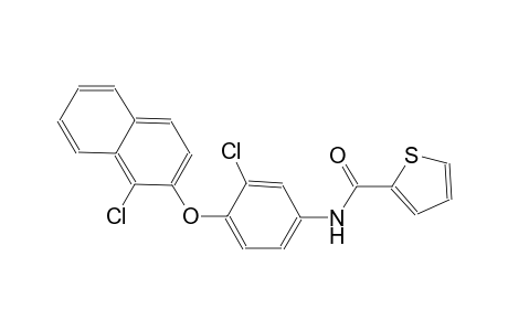 2-thiophenecarboxamide, N-[3-chloro-4-[(1-chloro-2-naphthalenyl)oxy]phenyl]-