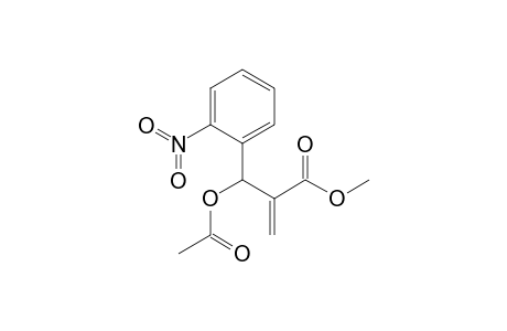 1-(2-Nitrophenyl)-2-methoxycarbonyl-2-propen-1-yl acetate