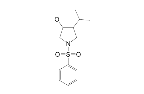 1-PHENYLSULFONYL-4-ISOPROPYLPYRROLIDIN-3-OL;MAJOR-DIASTEREOISOMER