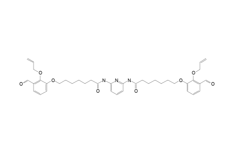 N,N'-2,6-PYRIDINEDIYL-BIS-[7-[3-FORMYL-2-(2-PROPENYLOXY)-PHENOXY]-HEPTANAMIDE]