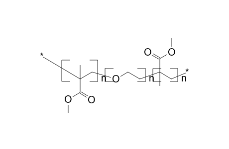 Poly(methyl methacrylate)-b-poly(oxyethylene)-b-poly(methyl methacrylate)