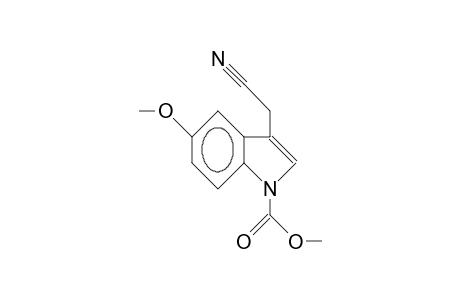2-(1-Methoxycarbonyl-5-methoxyindol-3-yl)-acetonitrile