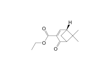 Bicyclo[3.1.1]hept-2-ene-3-carboxylic acid, 6,6-dimethyl-4-oxo-, ethyl ester, (1R)-