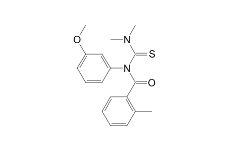 Thiourea, 1-(3-methoxyphenyl)-3,3-dimethyl-1-(2-methylbenzoyl)-