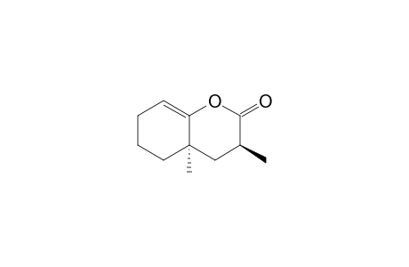 (3S,4aR)-3,4a-Dimethyl-3,4,4a,5,6,7-hexahydro-2H-1-benzopyran-2-one