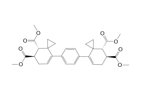 1,4-Bis(4'S,5'R-dimethoxycarbonylspiro[2.5]oct-7'-en-8'-yl)benzene