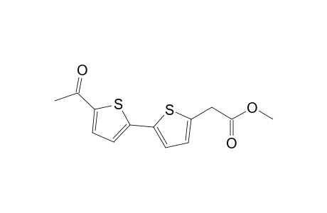 2-[5-(5-acetyl-2-thienyl)-2-thienyl]acetic acid methyl ester