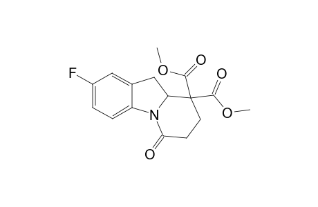 Dimethyl 2-fluoro-6-oxo-7,8,9a,10-tetrahydropyrido[1,2-a]indole-9,9(6H)-dicarboxylate
