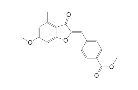 methyl 4-[(Z)-(6-methoxy-4-methyl-3-oxo-1-benzofuran-2(3H)-ylidene)methyl]benzoate